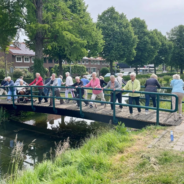 Beweegblokje om