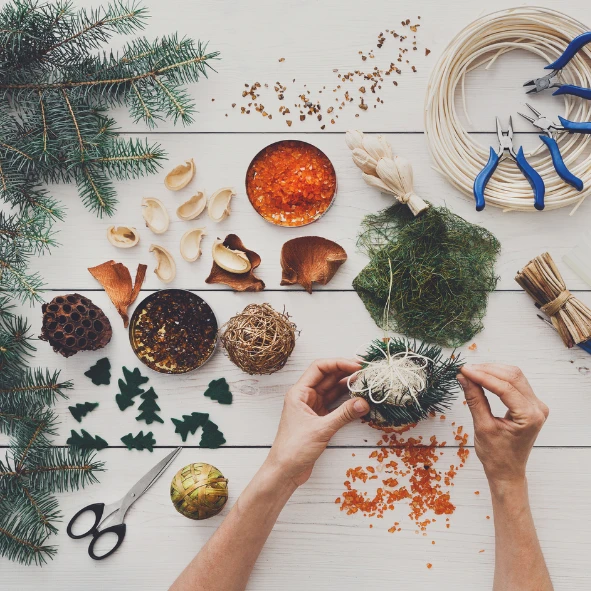 Kersttafereeltje maken